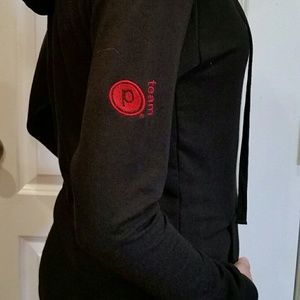 Pure Barre Zip up hooded jacket